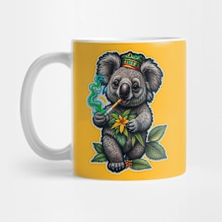 Rastafarian koala Mug